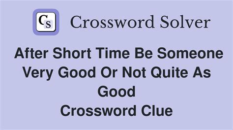 not as good crossword clue|that's not good crossword clue.